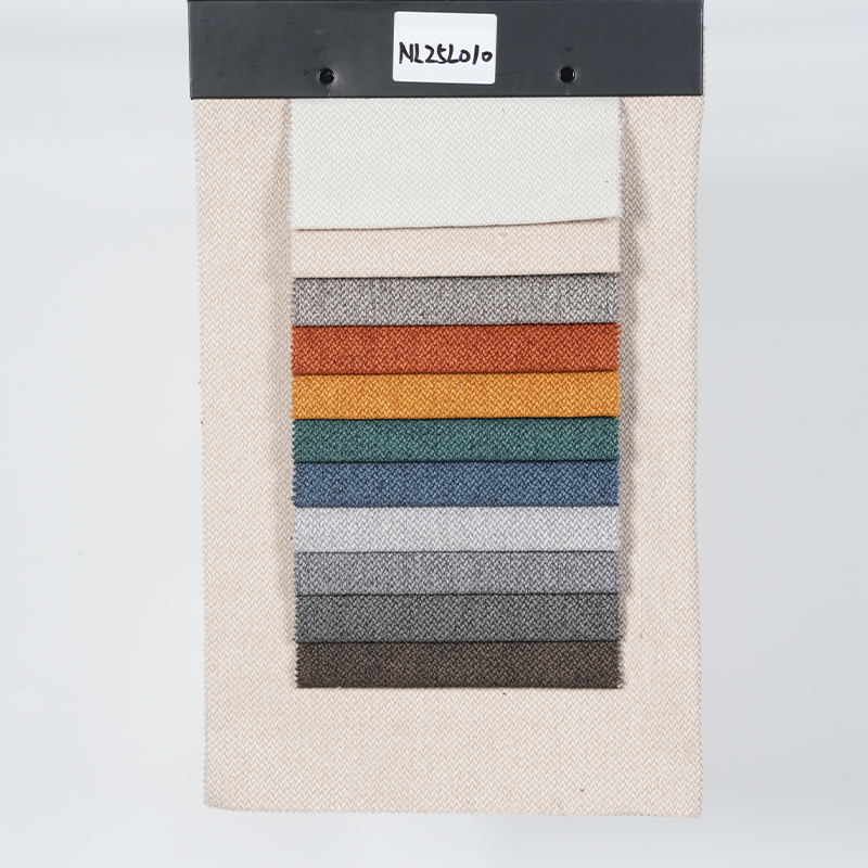 Visgraat jacquard polyester bankstof