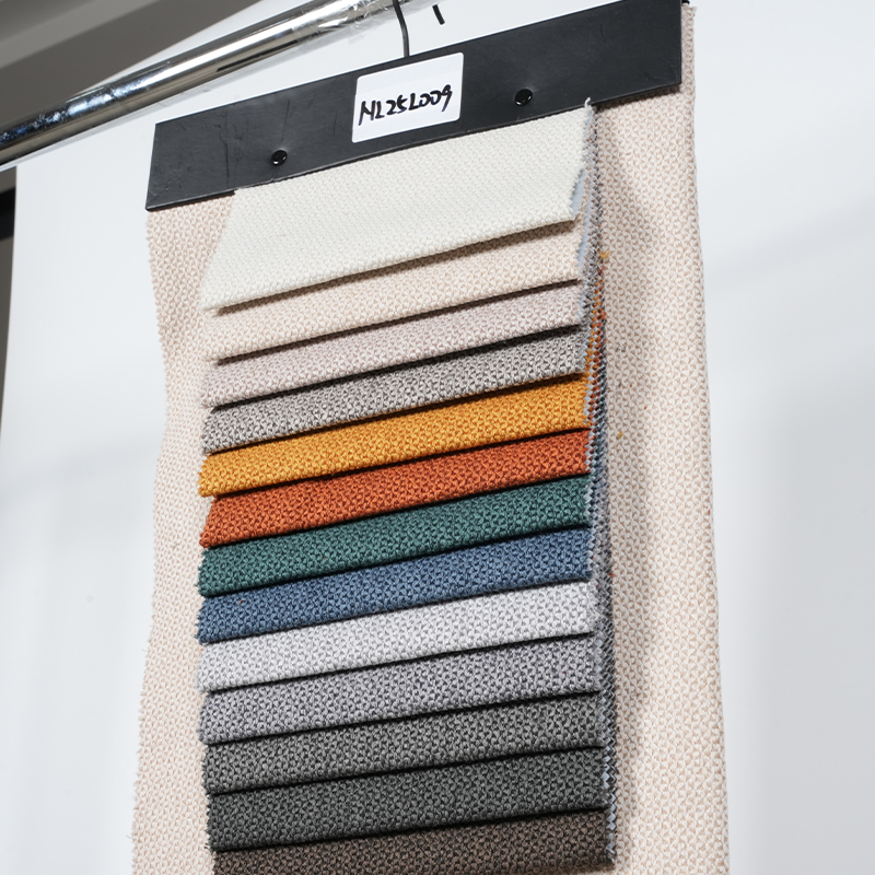 Vijf karakter raster jacquard polyester bankstof Vijf karakter raster jacquard polyester bankstof